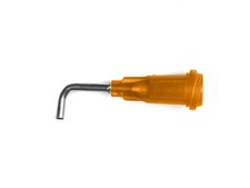 Nordson EFD 7018316 Dispensing Needle Tip, Angled, 90-Deg, 23GA, 0.5' L, Orange,