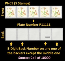 US Flowers Angel's Trumpets 4c PNC5 P11111 5d back # MNH 2026 after Jan 15