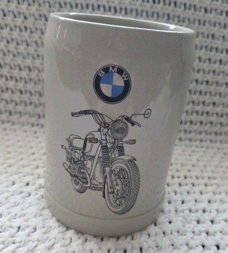 Vintage BMW Motorcycle Stoneware Mug Made In West Germany For Butler & Smith NY