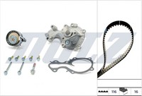 Dolz Wasserpumpe + Zahnriemensatz KD177IO FüR Ford Fiesta 7 HJ HF 6 CB1 CCN MAX