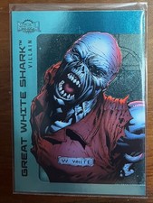 2025 SkyBox Metal Universe Batman #196 Great White Shark Aqua FX