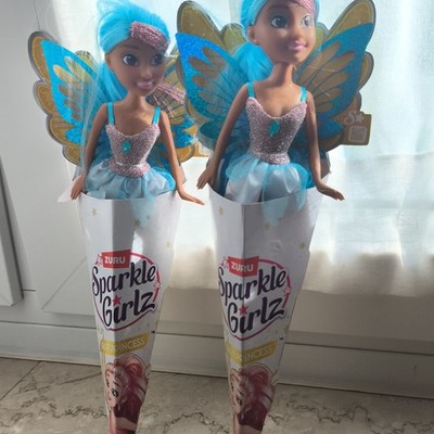 ZURU Sparkle Girlz Modepuppen 2er-Set Feen-Prinzessinnen mit Flügeln OVP