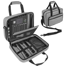 Audio Mixer Case 0.4 Inch Padded DJ Mixer Bag Travel Padded Case for Audio Mi...