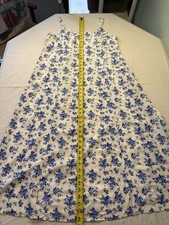 White With Blue Flowers Shein Dress XXL  Sleeveless