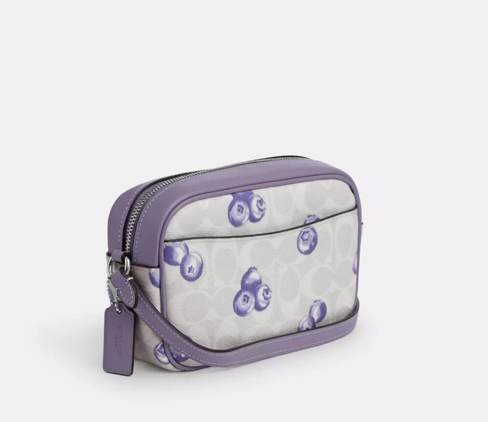 Coach Mini Jamie Camera Bag With Blueberry Print CR176 NWT 🫐 | eBay