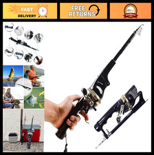 Collapsible Mini Fishing Rod & Reel Combo - Ultra-Compact, Portable