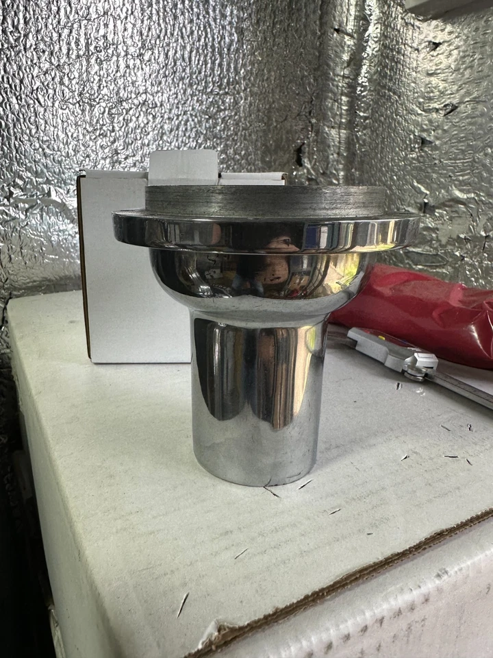 Volante de 14" semi plato remachado remachado llanta de madera oscura se adapta a Daimler 250 Jag tipo E - Imagen 3 de 4