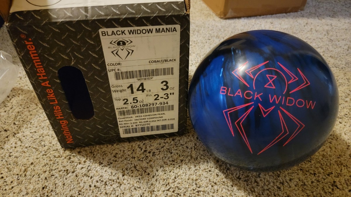 HAMMER BLACK WIDOW NIGHTMARE（14lb2oz） Hammer Black Widow Nightmare 14 lbs – Bowlers Asylum