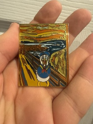 Disney Shopping Masterpiece Series Donald The Scream Edvard Munch Pin LE 250