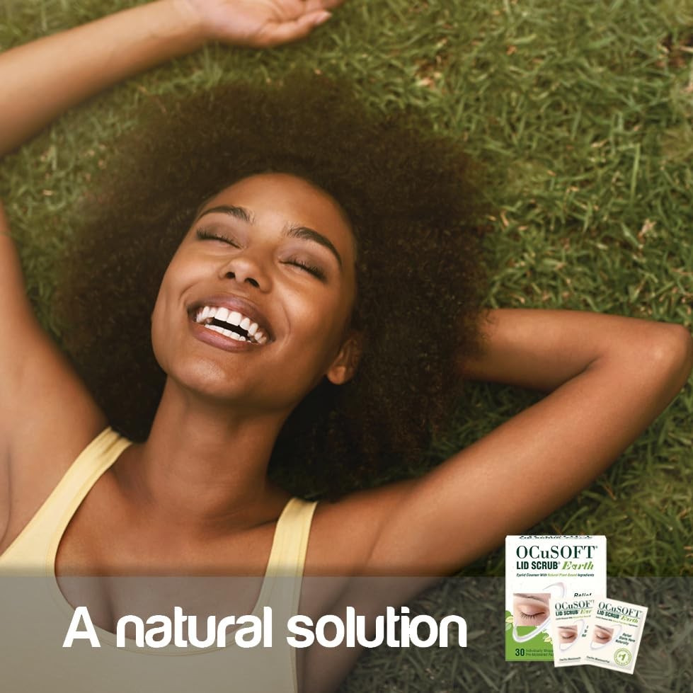 OCuSOFT Lid Scrub Earth Eyelid Cleanser, Pre-Moistened Wipes for Mild... 