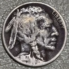 1917d Buffalo nickel nice FINE details coin, Dark (corrosion)
