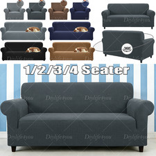 PREMIUM SOFA COVERS Slipcover Elastic STRETCH Protector Settee 1/2/3/4 Seater