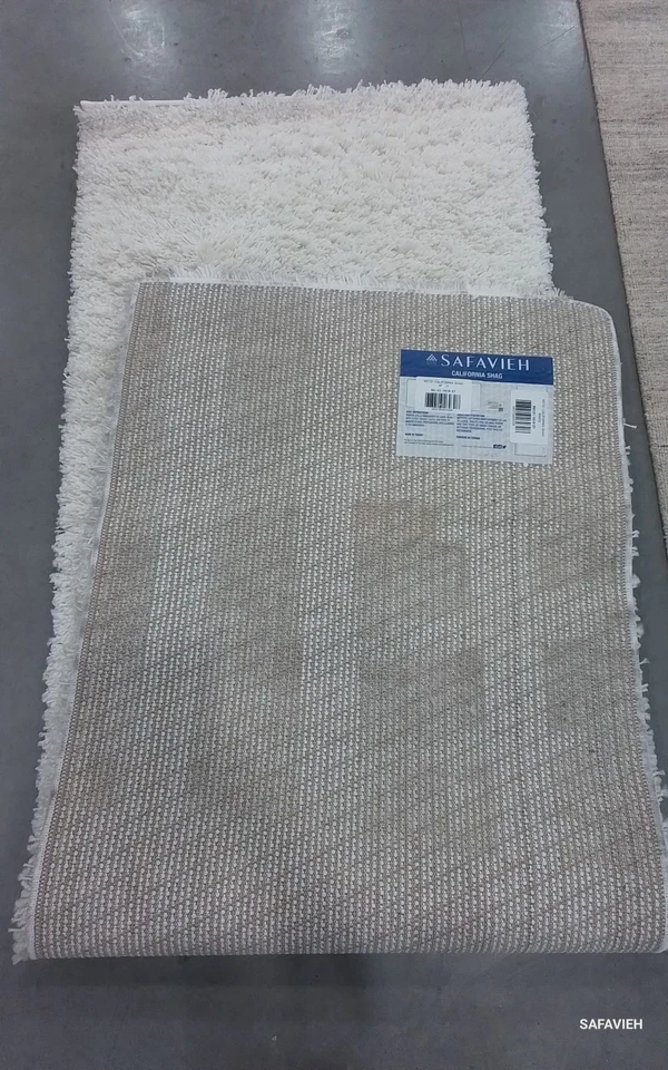 WHITE 2'-3" x 7'-0" Back Stain Rug, Reduced Price 1172780416 SG151-1010-27 - Image 2 of 4