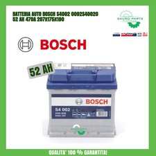 Batterie Auto Bosch S4002 0092S40020 52 Ah 470A 207X175X190