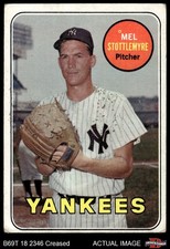 1969 Topps #470 Mel Stottlemyre Yellow Name Yankees COMMON VARIATION 1.5 - FAIR