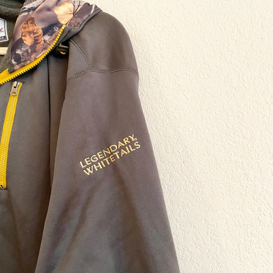 Legendary Whitetails Para Hombre Marrón Cremallera Completa Sudadera con Capucha Original Deer Gear XL Camuflada Foto 3 de 4