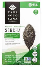 Yamamotoyama Organic Sencha Green Tea Bag 18 ct Pack of 6
