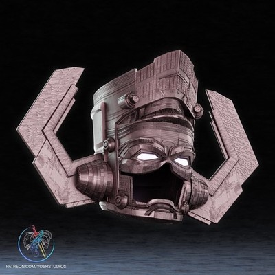 Galactus Helmet  3D Printed n COLOR Magnets Inc. Marvel Fantastic Four WEARABLE