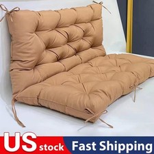 Swing Replacement Cushion for Outdoor 2-3 Seater Bench Waterproof Cushion w/Ties