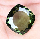 29.15 Ct Moldavite Naturelle Vert Pâle Coussin Certifié AGL Gemme En Lot 1