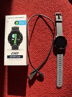 Shot Scope G6 GPS Golf Watch With Charge Cable & Box