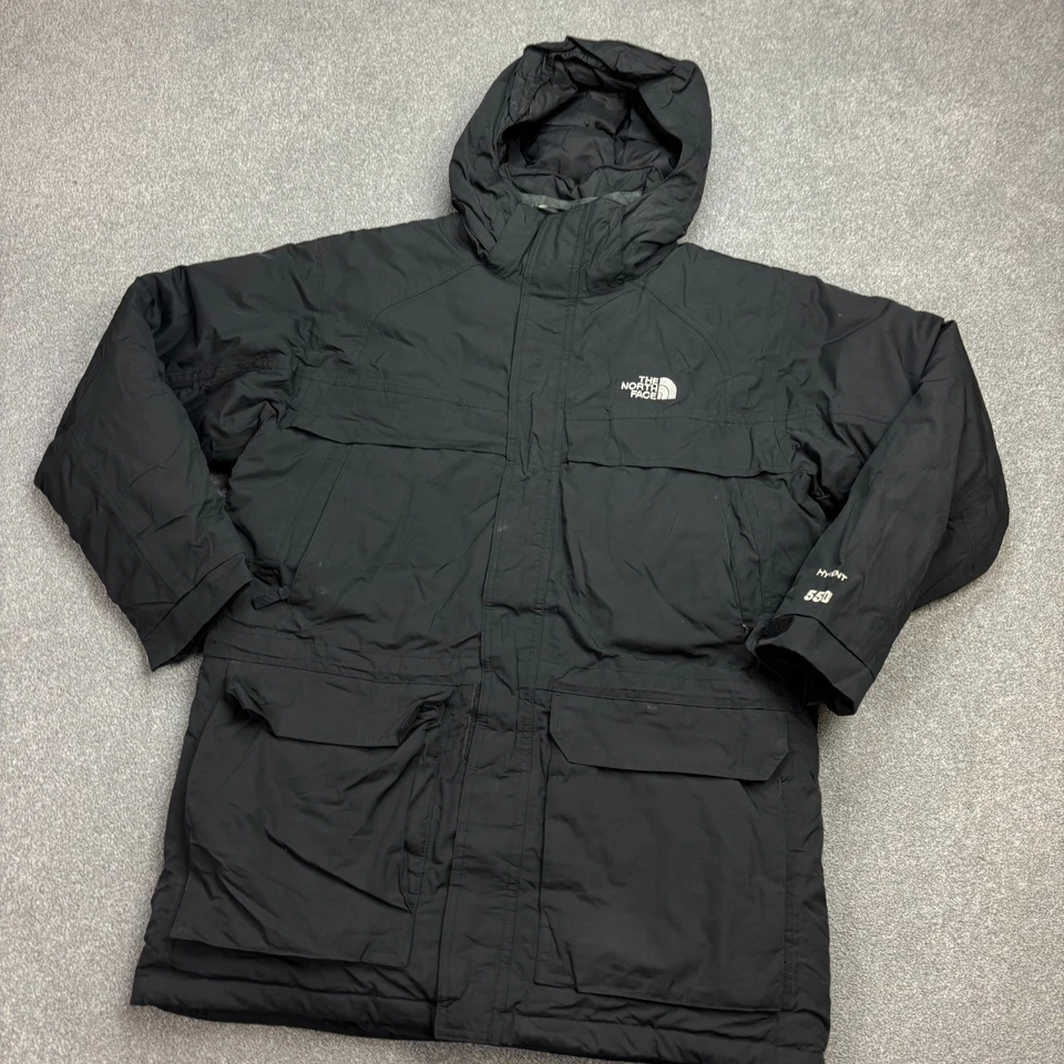 Chaqueta North Face Niños X Grande Negra Puffer 550 Plumón de Ganso Hyvent Capucha Juvenil* Foto 2 de 4