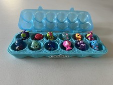 Hatchimals CollEGGtibles 12 Mini Action Figures In Sparkling Blue Egg Carton