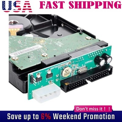 SATA Disk to IDE/PATA 40Pin Converter Adapter PCBA for 2.5 3.5'' Hard Disk Drive