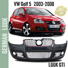 VW Golf 5 Pare-chocs Avant + Grilles Nids d’Abeille Look GTI | Tuning | ABS