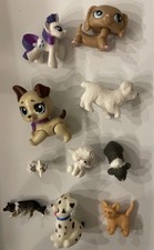 Dogs 10 Pet Lot 9 Pets LPS Pony Sheep Bunny Misc Mixed Lot