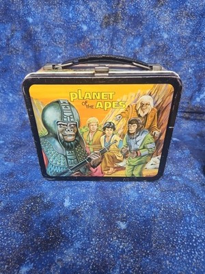 Alladin 1974 Vintage Planet Of The Apes Metal Lunch Box With