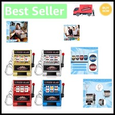 Kawaii Las Vegas Slot Machine Keychains - Perfect for Gifts Parties