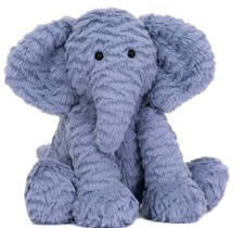 Jellycat Fuddlewuddle Elephant Stuffed Animal 9" Elephant Plush Collectible