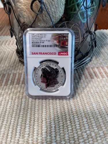 2025 Morgan Reverse Proof Silver Dollar NGC RP69 First Releases SF trolley
