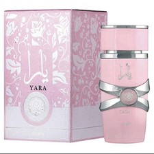 Lattafa Yara Eau de Parfum Spray for Women Pink Bottle Regular Size