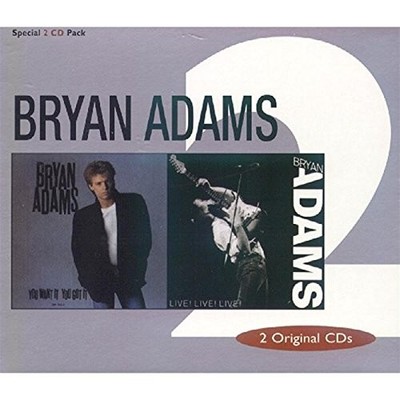 Bryan Adams You Want It / Live! Live! Live! (CD)