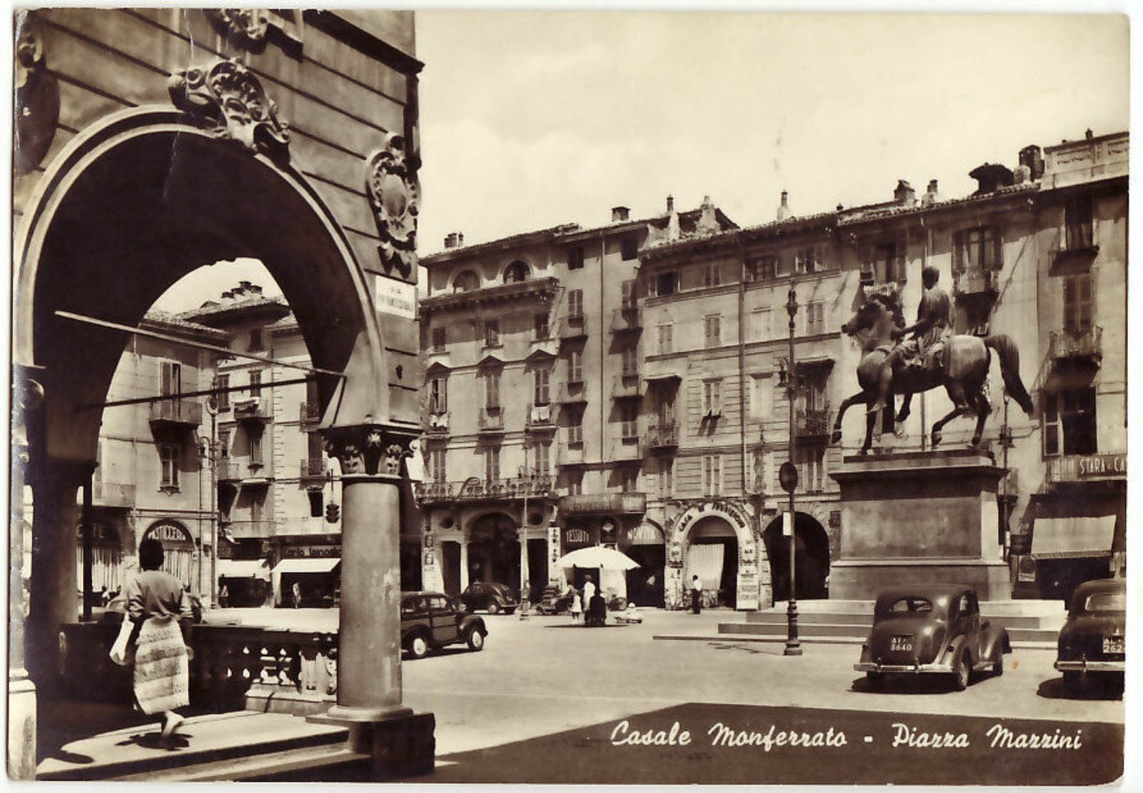 CASALE MONFERRATO - ALESSANDRIA - P.ZZA MAZZINI - VIAG.