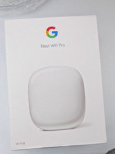 New in Open Box Google Nest WiFi Pro G6ZUC GA03030-US Wi-Fi 6E Router Snow New