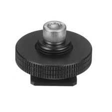 Hot Shoe Adapter, 1/4 Inch Female Hot Shoe Mount Adapter with 1/4" Screws