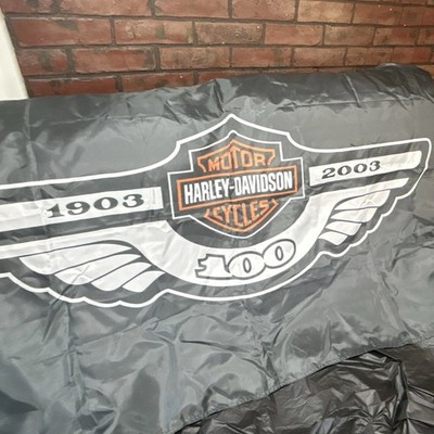 Harley-Davidson Motorcycles 100th Anniversary 1903-2003 Flag Banner