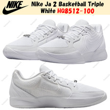 Nike Ja 2 Basketball Triple White HQ8512-100 Men's Size