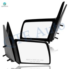 Pair 2 Left-right Manual Non-folding View Mirror Chrome For 1989 Chevrolet R2500 Pair 2 Left-right Manual Non-folding View Mirror Chrome For 1989 Chevrolet R2500