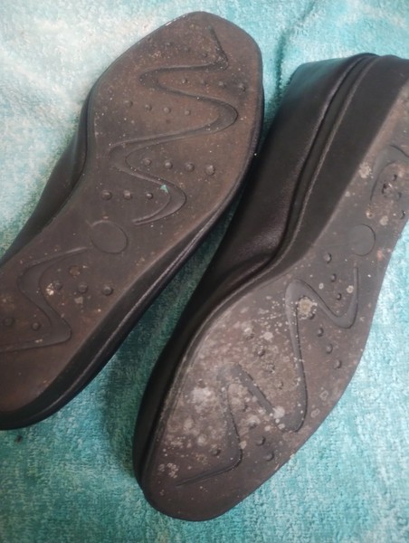 Comfort Xpression Women’s Black Slip-On Ballet Flats Synthetic Round Toe AU 7