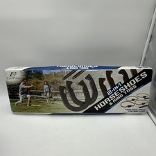 EASTPOINT SPORTS HORSESHOES  RING TOSS SET CAST IRON- NEW SEALED IN BOX