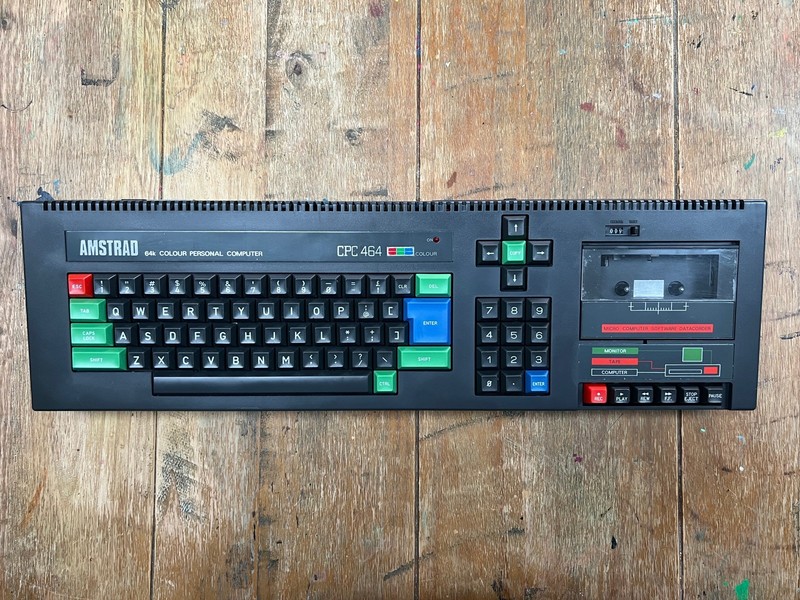 Amstrad CPC 464 - version 2  - refurbed, serviced, tested working GOOD COND!