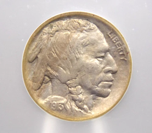 1913 "P" Indian Head BUFFALO Nickel *TYPE 2* 5c ICG AU58 #301 *Clashed Dies*