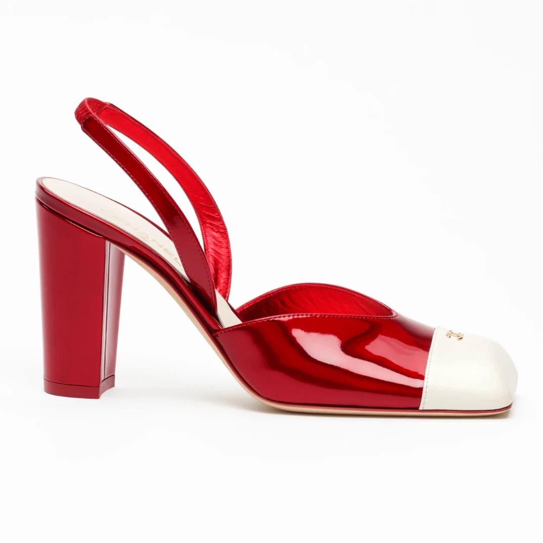 CHANEL Block High (3-3.9 in) Heel Height Heels for Women for sale