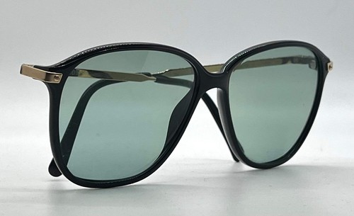 Occhiali da sole Playboy 4605 90 vintage - montatura nera e oro - con lenti verdi nuove, personalizzate - Foto 5 di 11
