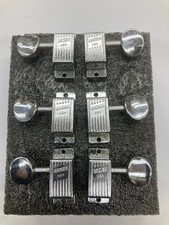 Vintage Grover slimline guitar tuner set chrome for slot head 6 pcs Luthier