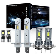 For Ford Focus MK3 2011-2018 LED Headlight Xenon White High/Low Beam Light Bulbs